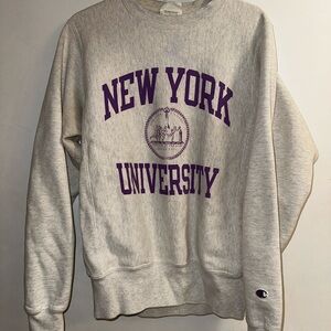 Authentic NYU Champion NYU Sweatshirt